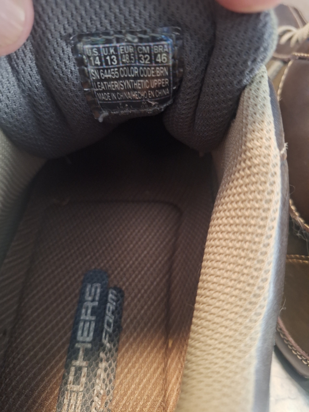Men's Brown Casual Lace-Up Sneakers - Picture 2 of 5